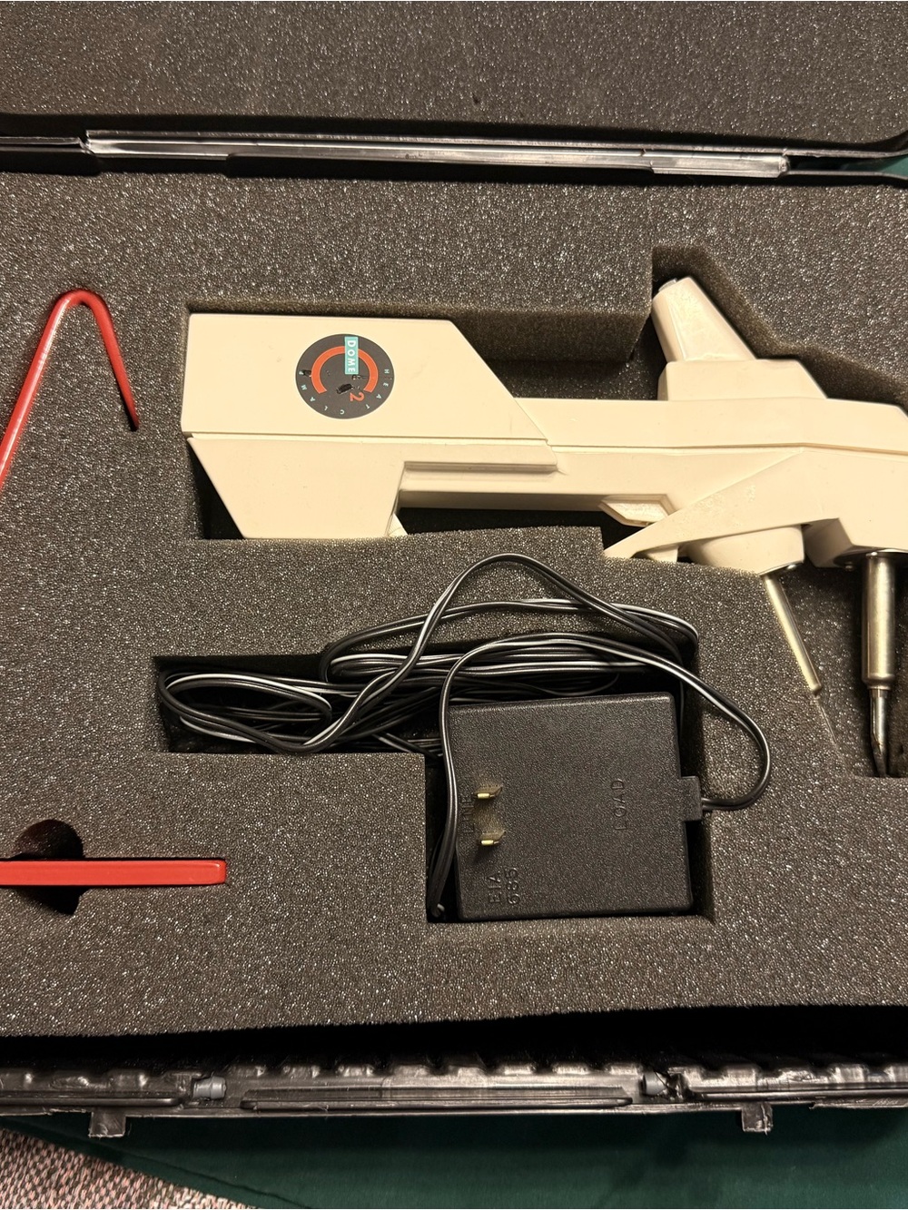 Unknown Brand Beige Electronic Soldering/Splicing Tool with Power Adapter